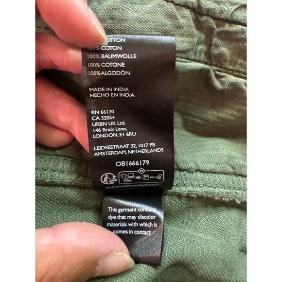 Free People Madison City Twill Jacket in Adventurer Size L. Oversized Utility - Picture 6 of 8